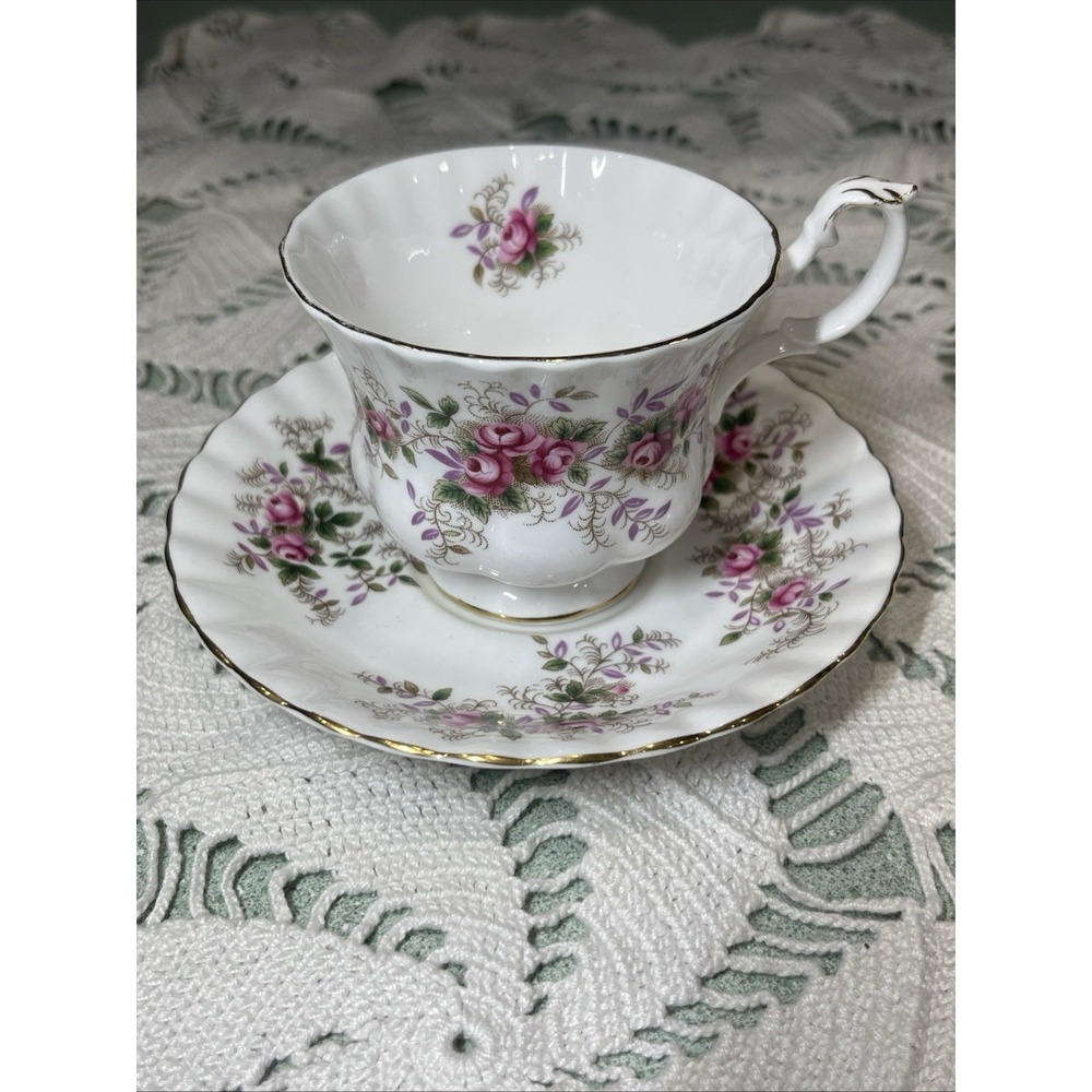 Royal Albert Bone China Lavender Rose Tea Cup And Saucer